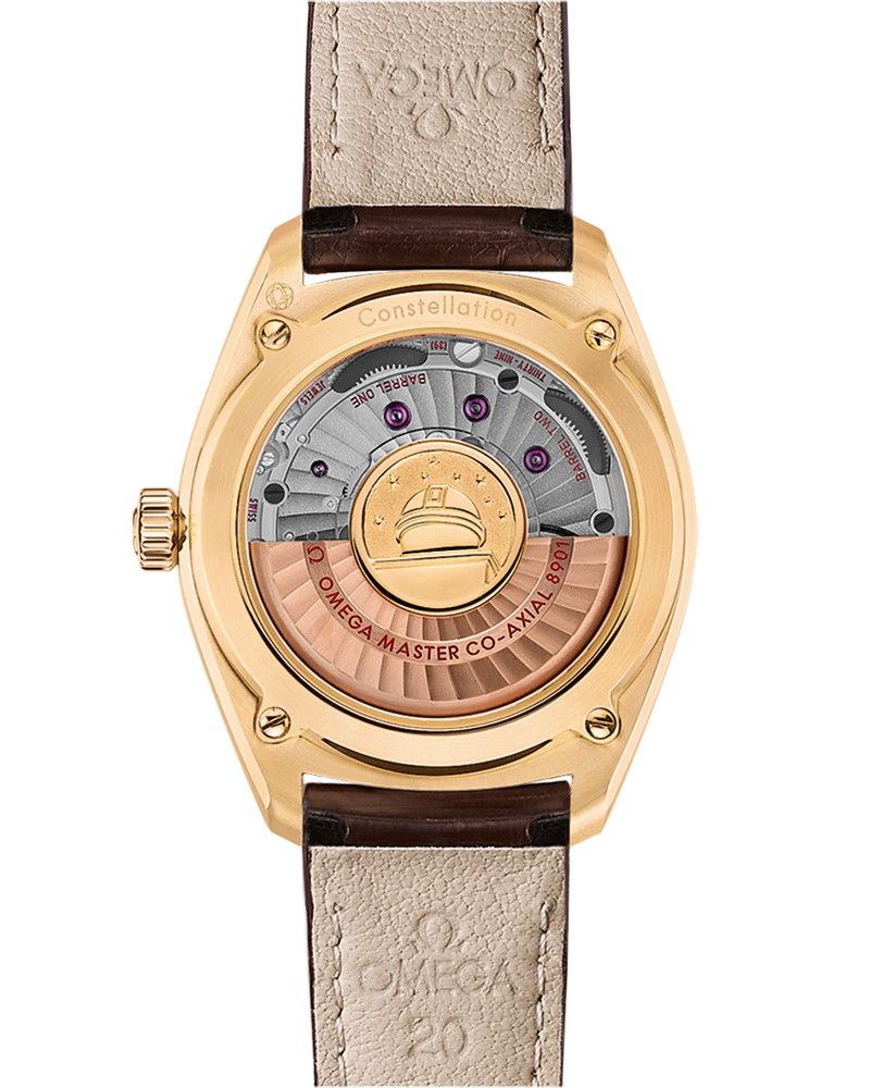 Omega CONSTELLATION GLOBEMASTER 39 mm, yellow gold on leather strap 130.53.39.21.02.002 - Image 2