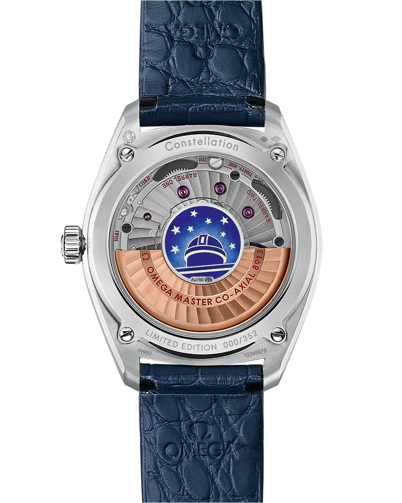 Omega CONSTELLATION GLOBEMASTER 39 mm, platinum on leather strap 130.93.39.21.99.001 - Image 2