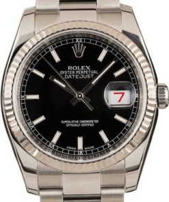 HandMade The Rolex Datejust 116234 Black Luminous Dial