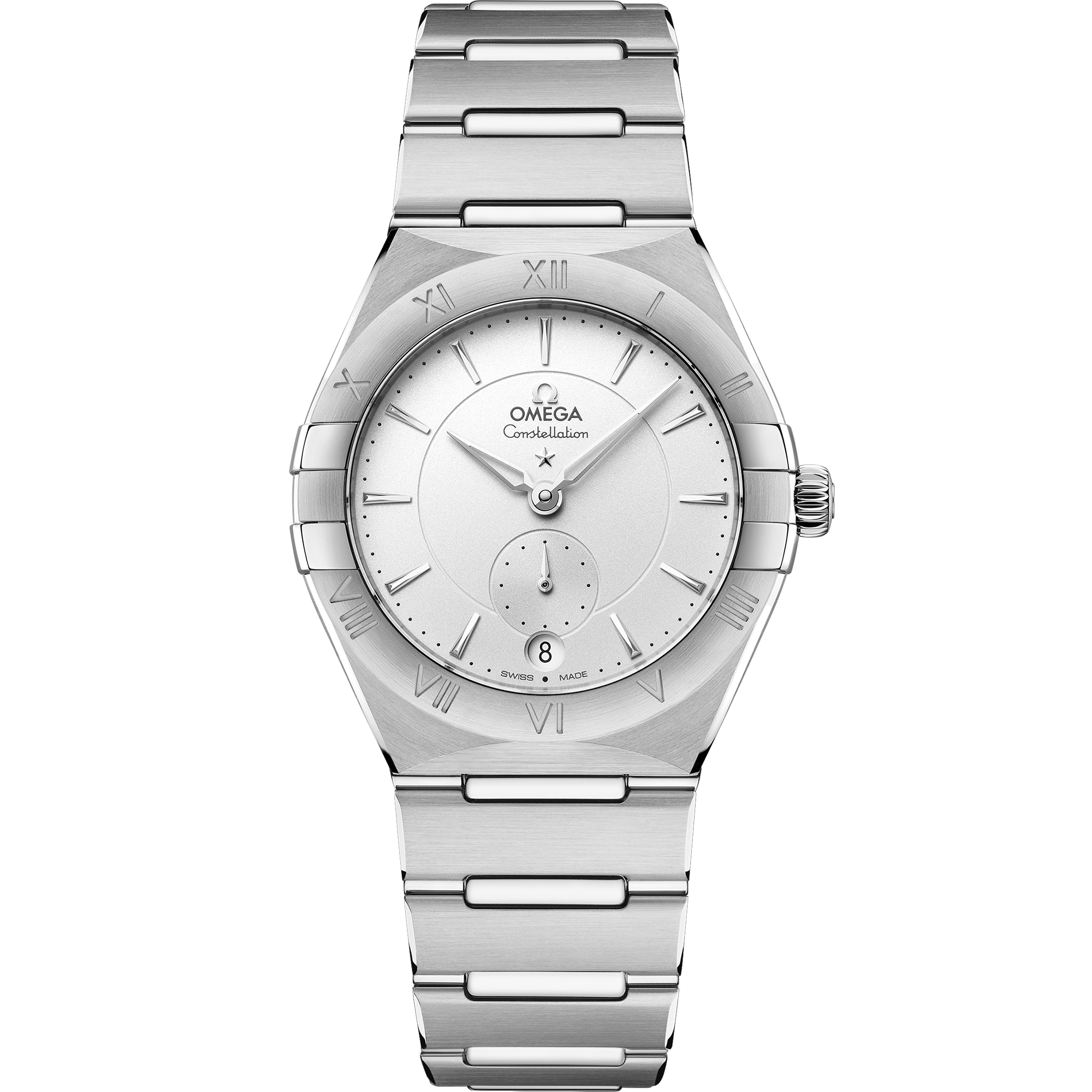 Omega CONSTELLATION 34 mm, steel on steel 131.10.34.20.02.001