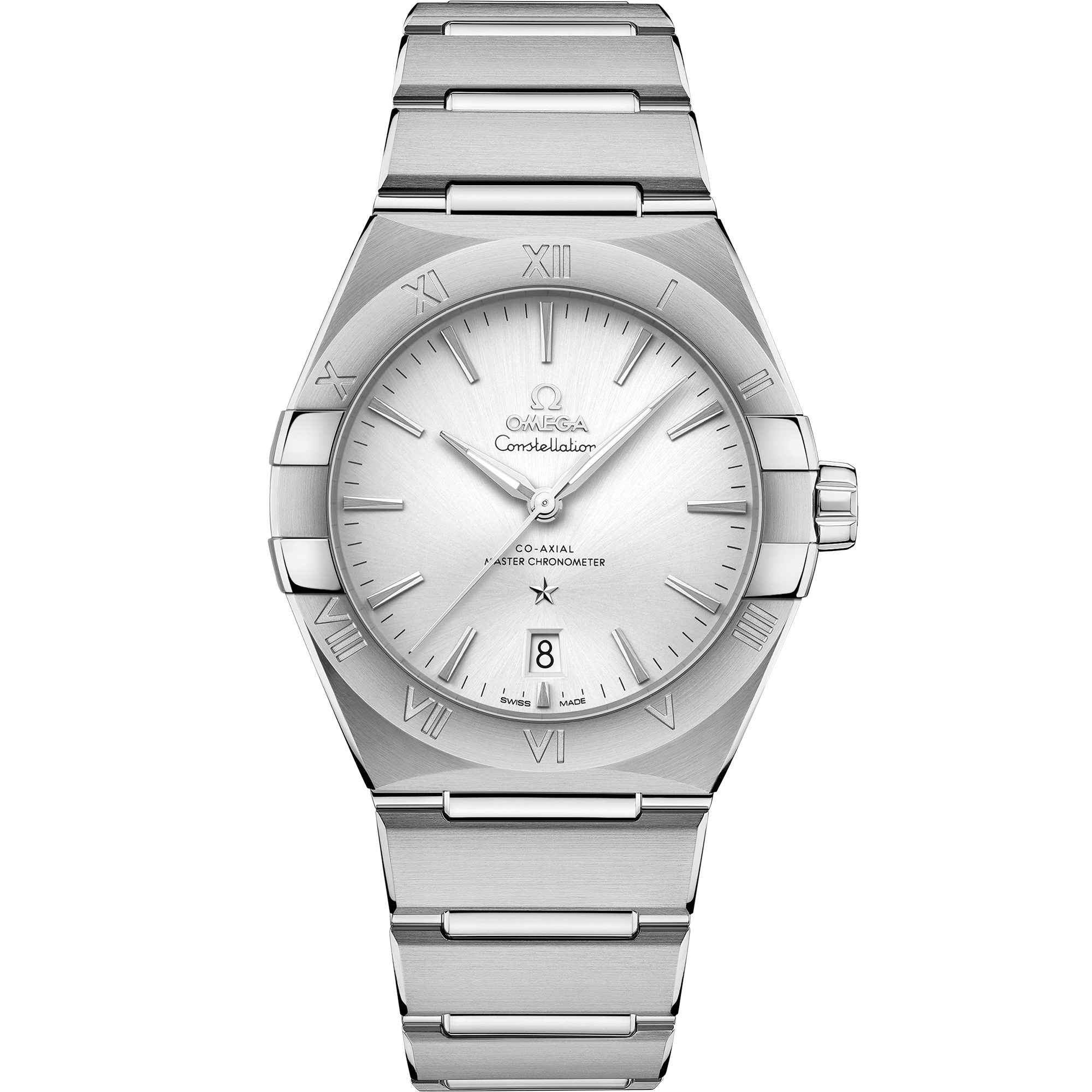 Omega CONSTELLATION 39 mm, steel on steel 131.10.39.20.02.001