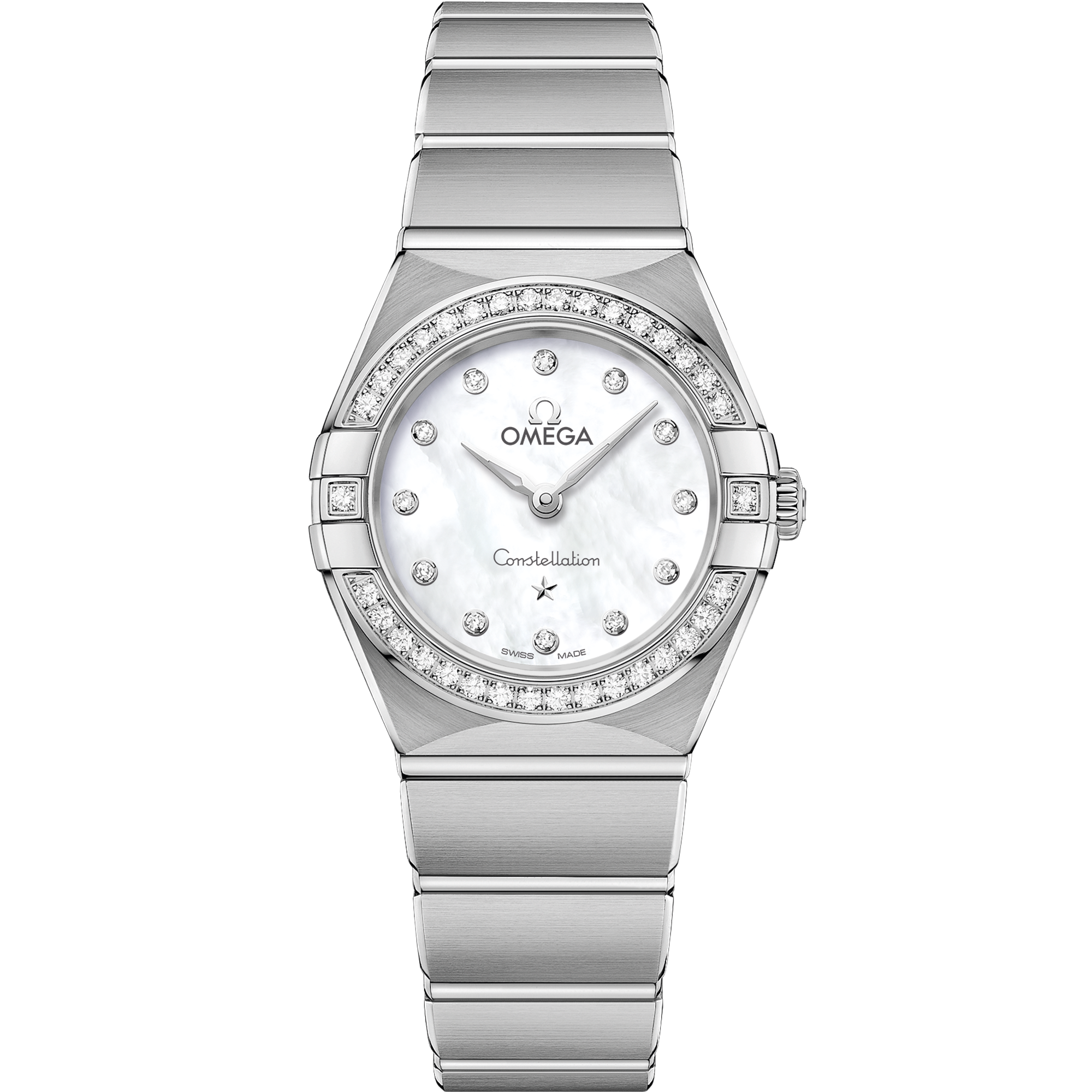 Omega CONSTELLATION 25 mm, steel on steel 131.15.25.60.55.001