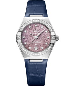 Omega CONSTELLATION 29 mm, steel on alligator 131.18.29.20.60.001