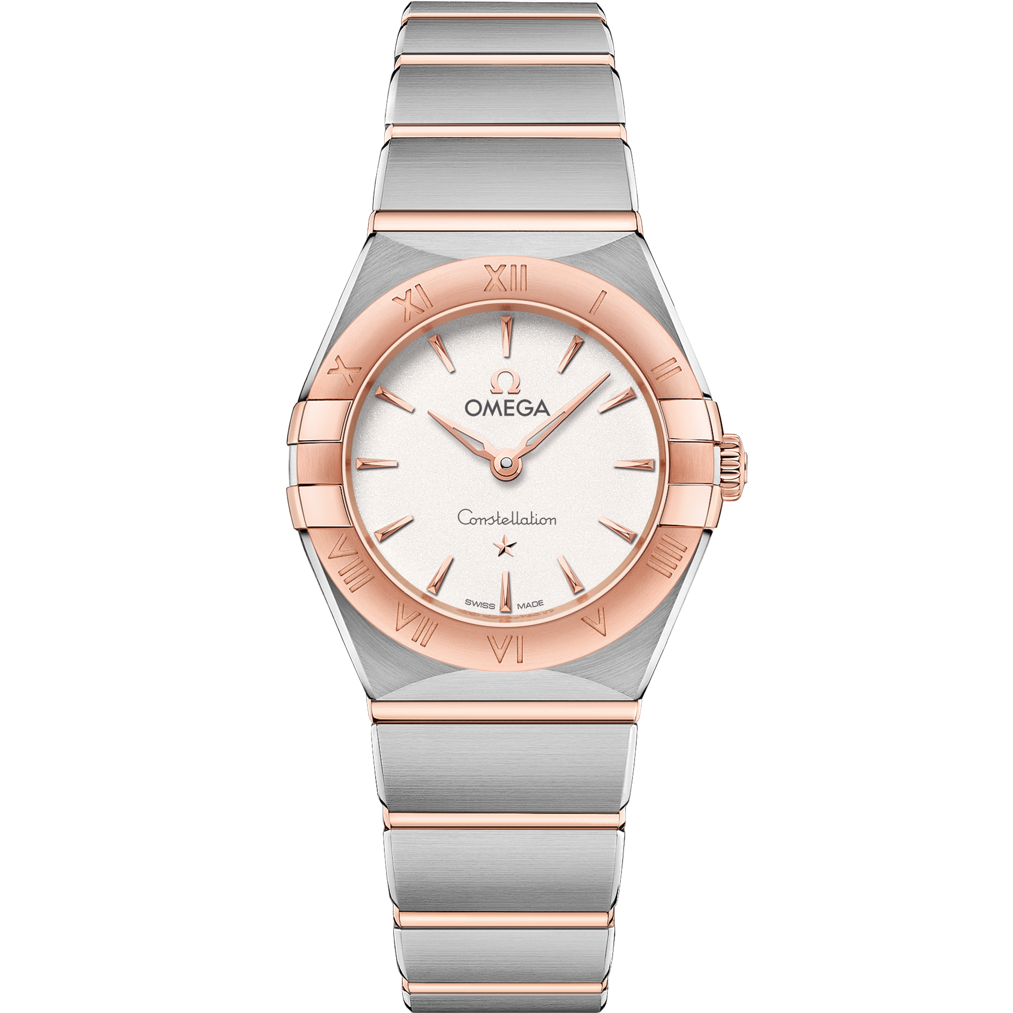 Omega CONSTELLATION 25 mm, steel ‑ Sedna™ gold on steel ‑ Sedna™ gold 131.20.25.60.02.001