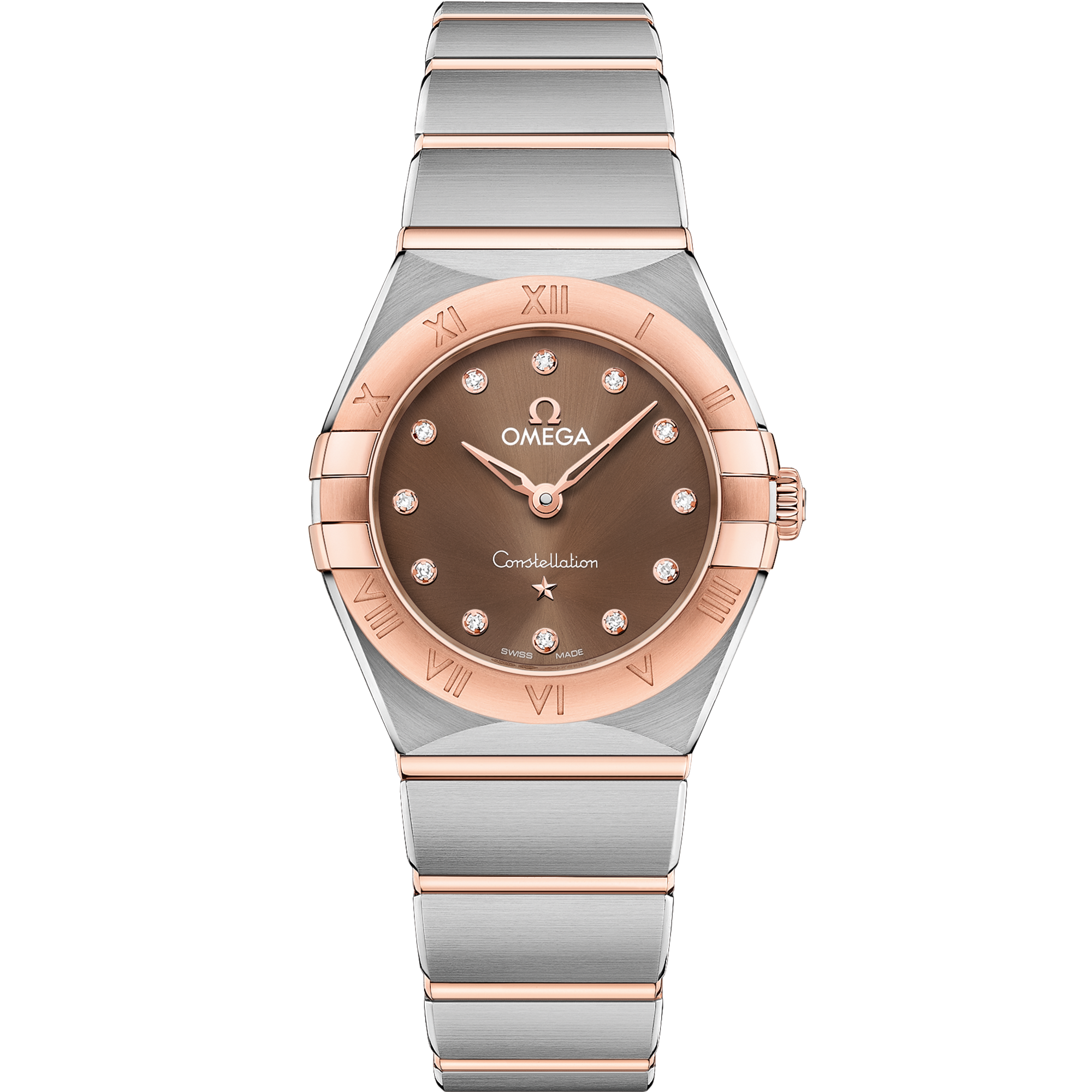 Omega CONSTELLATION 25 mm, steel ‑ Sedna™ gold on steel ‑ Sedna™ gold 131.20.25.60.63.001
