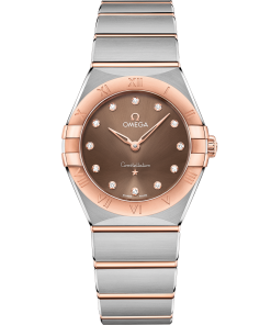 Omega CONSTELLATION 28 mm, steel ‑ Sedna™ gold on steel ‑ Sedna™ gold 131.20.28.60.63.001