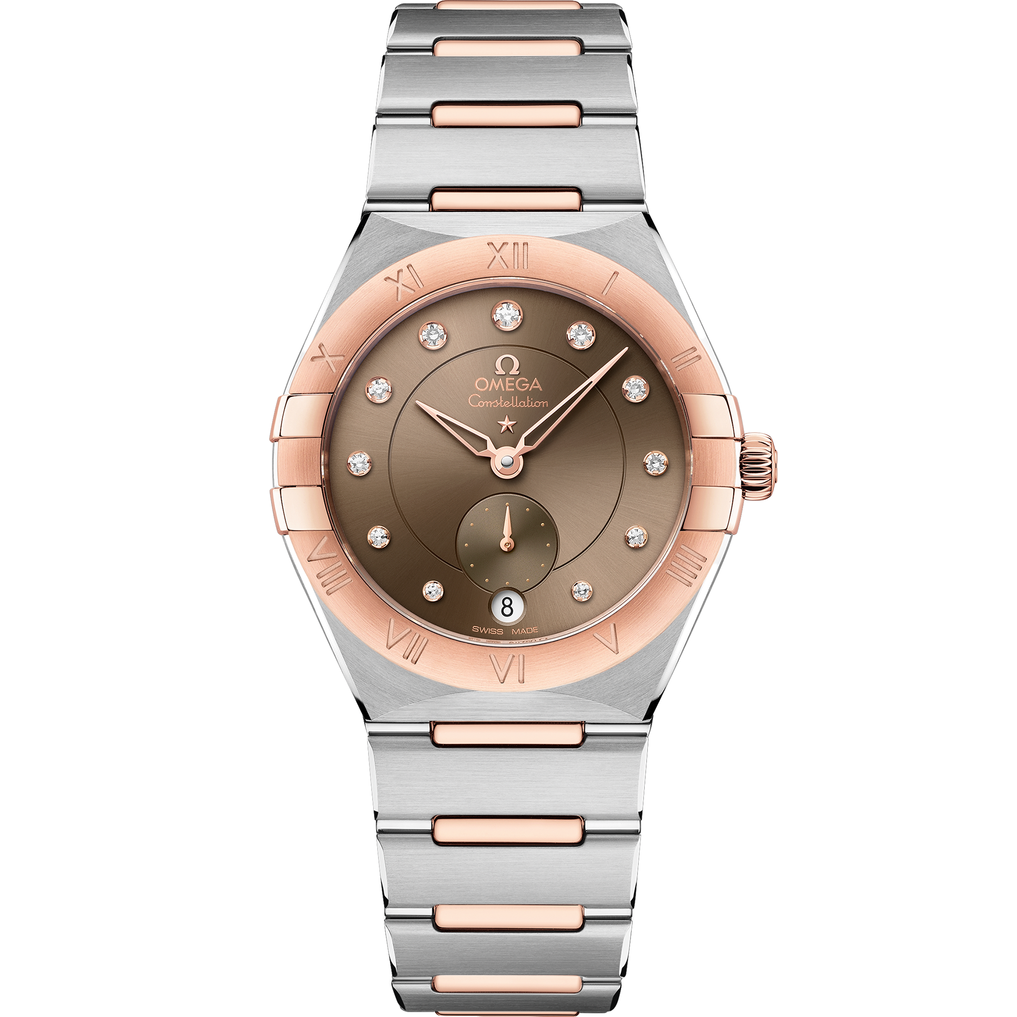 Omega CONSTELLATION 34 mm, steel ‑ Sedna™ gold on steel ‑ Sedna™ gold 131.20.34.20.63.001