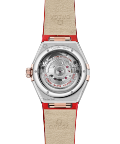 Alternative view of Omega CONSTELLATION 29 mm, steel ‑ Sedna™ gold on leather strap 131.23.29.20.99.002