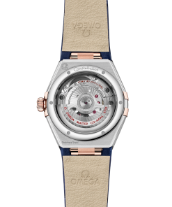 Alternative view of Omega CONSTELLATION 29 mm, steel ‑ Sedna™ gold on leather strap 131.23.29.20.99.003