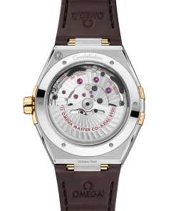 Alternative view of Omega CONSTELLATION 41 mm, steel ‑ yellow gold on leather strap 131.23.41.21.06.002