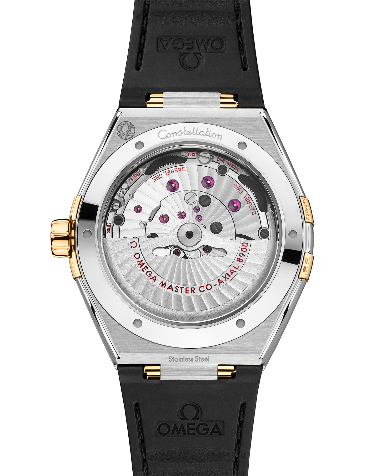 Omega CONSTELLATION 41 mm, steel ‑ yellow gold on leather strap 131.23.41.21.10.001 - Image 2