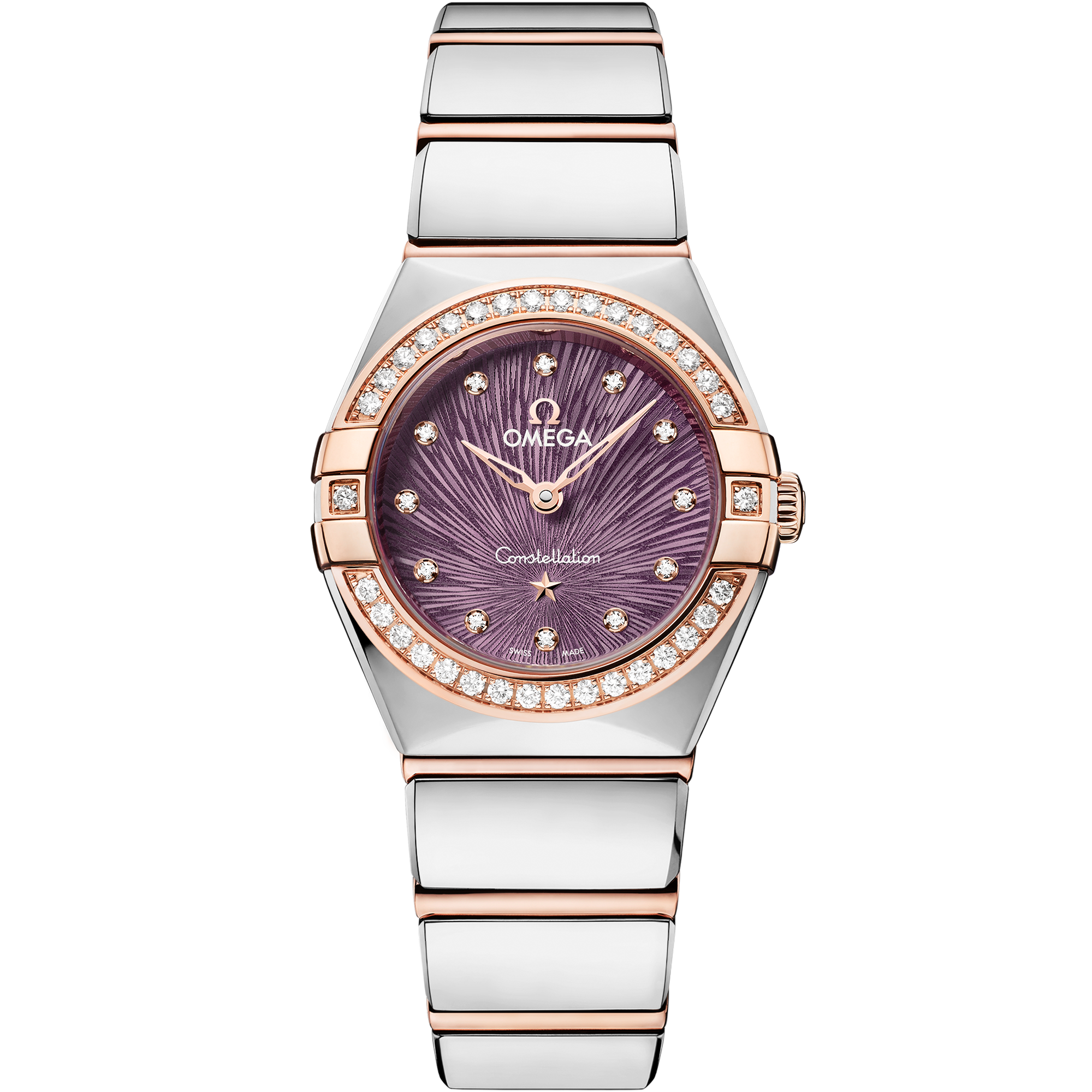 Omega CONSTELLATION 25 mm, steel ‑ Sedna™ gold on steel ‑ Sedna™ gold 131.25.25.60.60.002