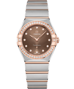 Omega CONSTELLATION 28 mm, steel ‑ Sedna™ gold on steel ‑ Sedna™ gold 131.25.28.60.63.001