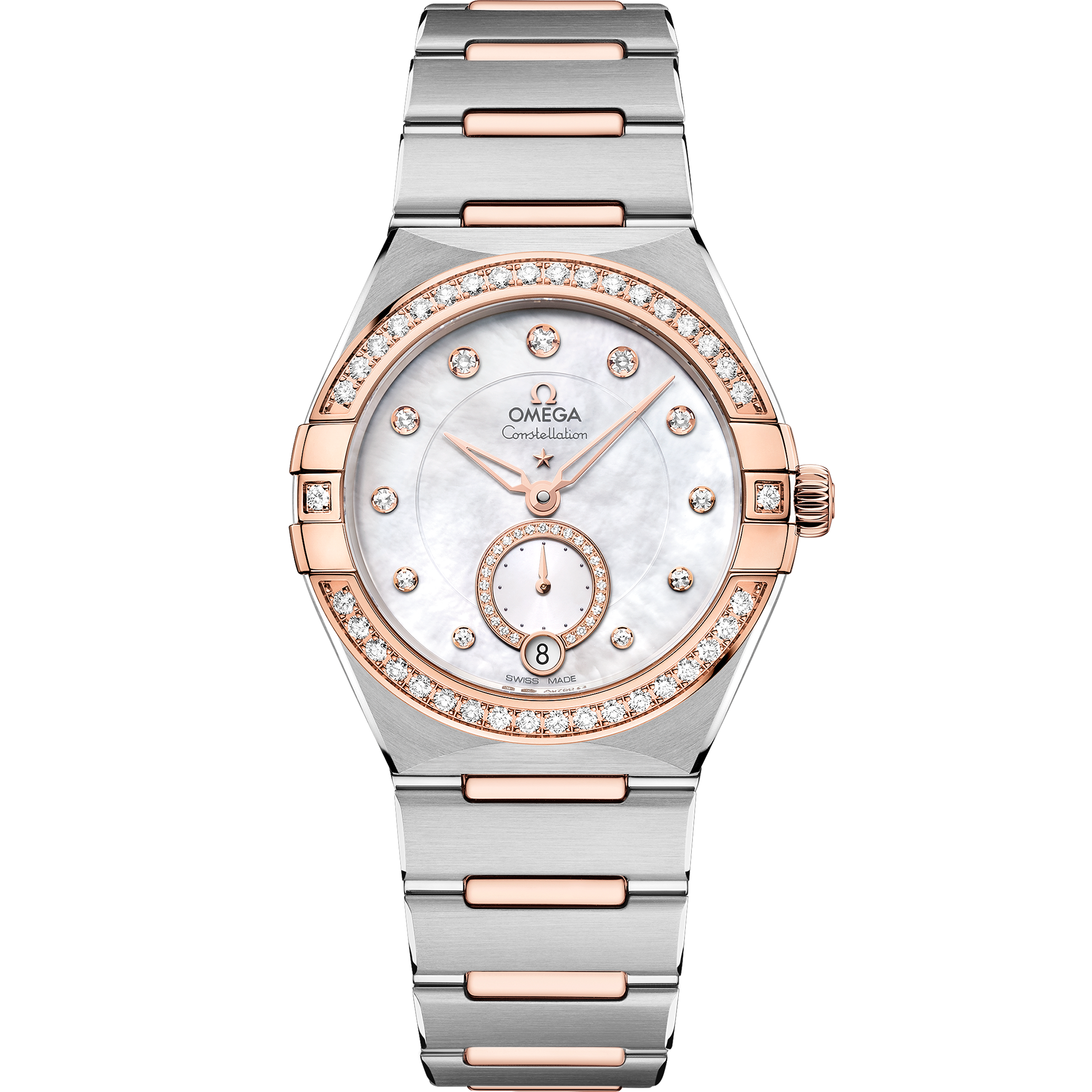 Omega CONSTELLATION 34 mm, steel ‑ Sedna™ gold on steel ‑ Sedna™ gold 131.25.34.20.55.001