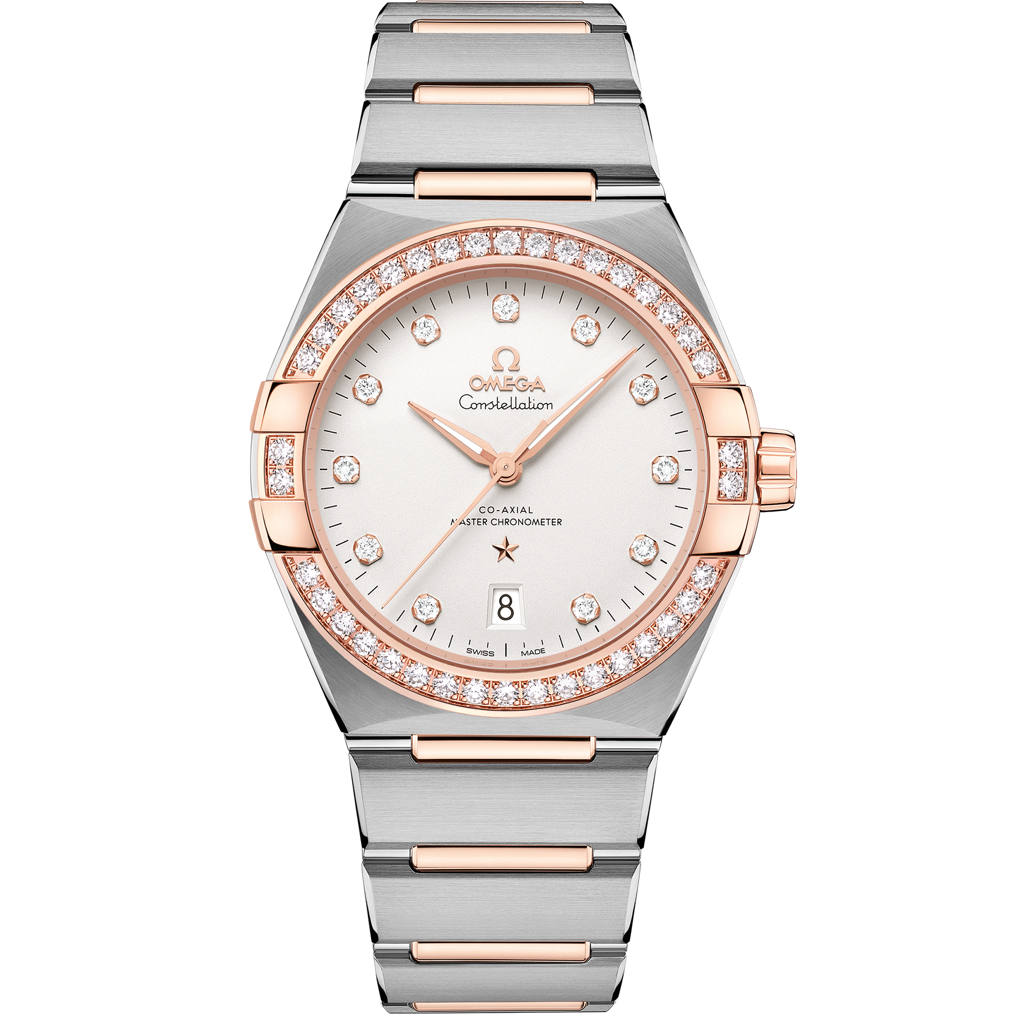 Omega CONSTELLATION 39 mm, steel ‑ Sedna™ gold on steel ‑ Sedna™ gold 131.25.39.20.52.001