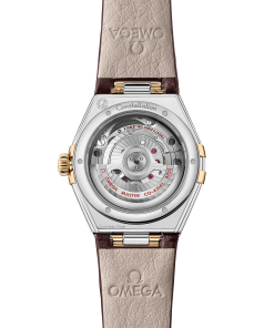 Alternative view of Omega CONSTELLATION 29 mm, steel ‑ Moonshine™ gold on alligator 131.28.29.20.58.001