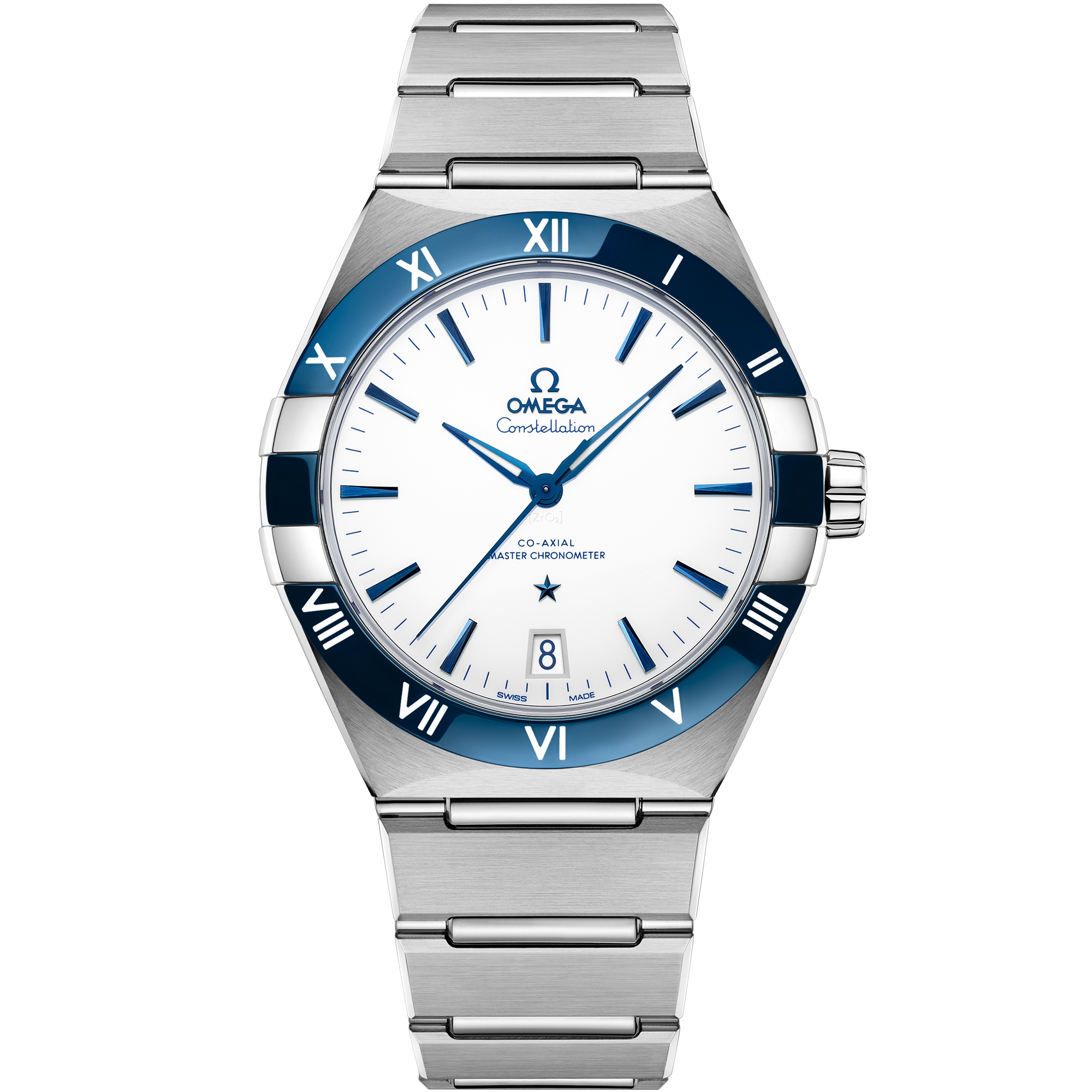 Omega CONSTELLATION 41 mm, steel on steel 131.30.41.21.04.001