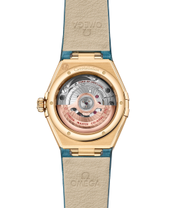 Alternative view of Omega CONSTELLATION 29 mm, yellow gold on leather strap 131.53.29.20.52.001