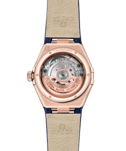 Alternative view of Omega CONSTELLATION 29 mm, Sedna™ gold on leather strap 131.53.29.20.99.001