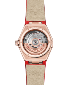 Alternative view of Omega CONSTELLATION 29 mm, Sedna™ gold on leather strap 131.53.29.20.99.003