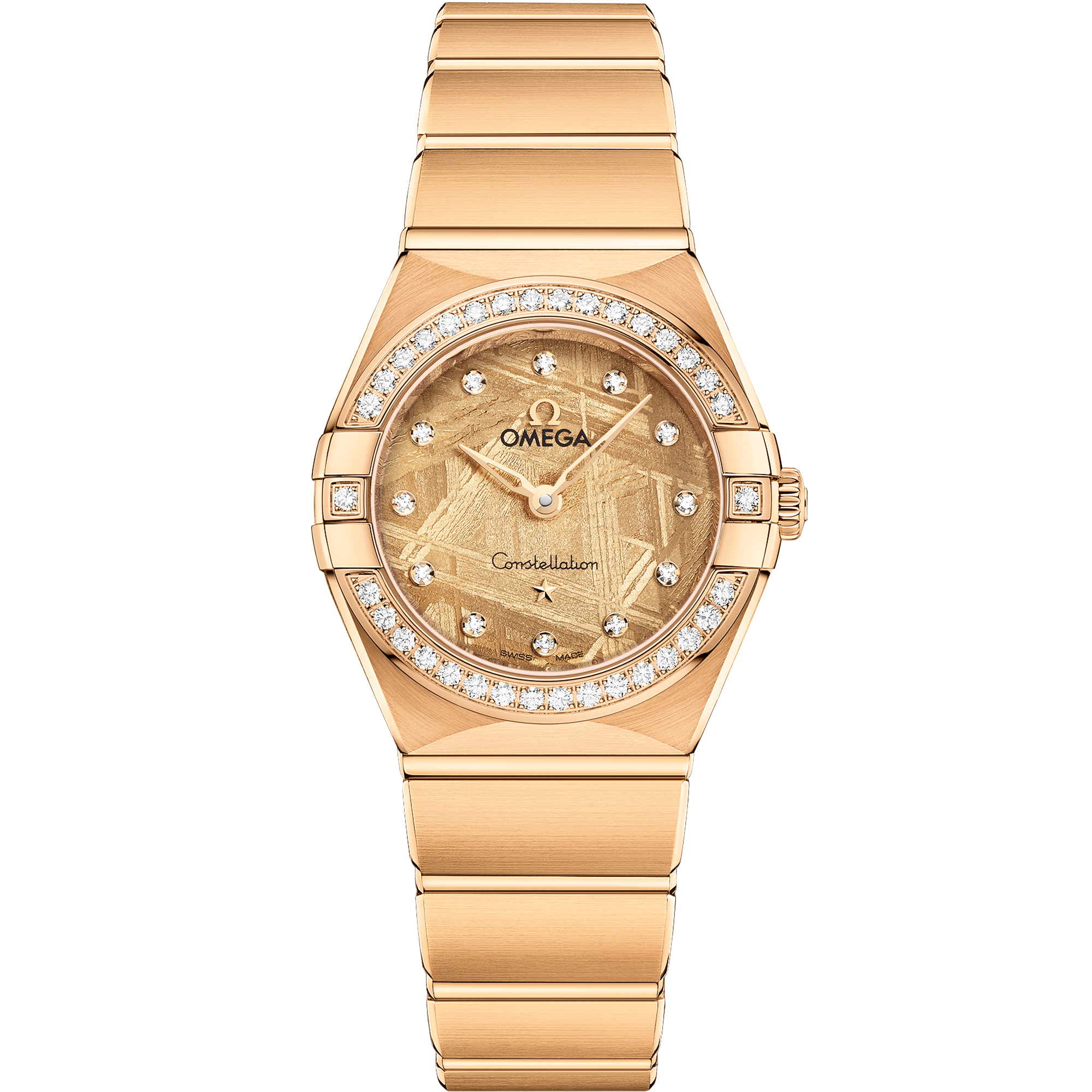 Omega CONSTELLATION 25 mm, yellow gold on yellow gold 131.55.25.60.99.003