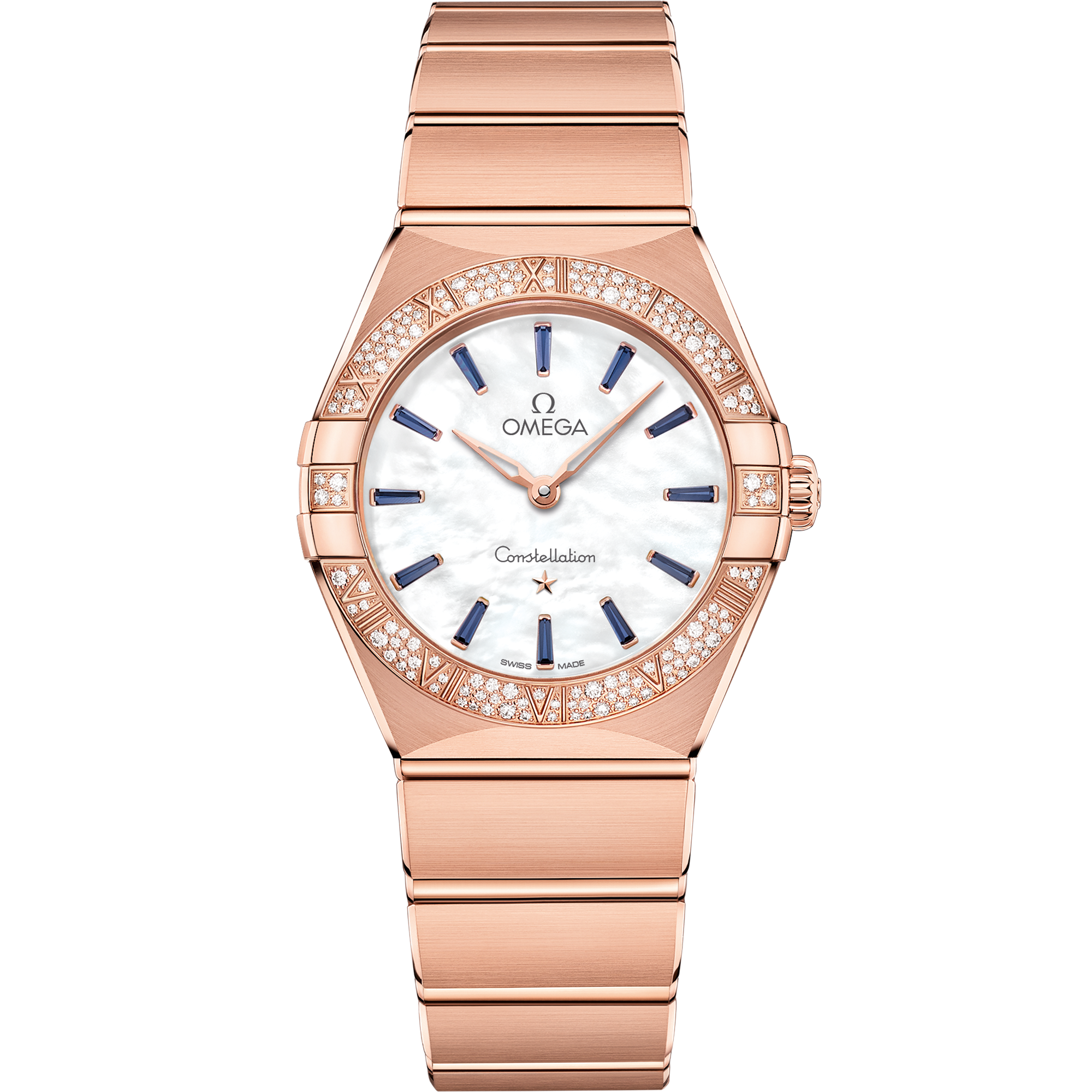 Omega CONSTELLATION 28 mm, Sedna™ gold on Sedna™ gold 131.55.28.60.55.007