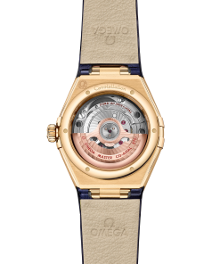 Alternative view of Omega CONSTELLATION 29 mm, yellow gold on leather strap 131.58.29.20.53.001