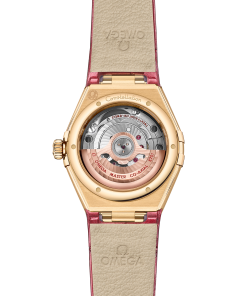 Alternative view of Omega CONSTELLATION 29 mm, yellow gold on leather strap 131.58.29.20.55.001