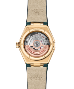 Alternative view of Omega CONSTELLATION 29 mm, yellow gold on leather strap 131.58.29.20.58.001