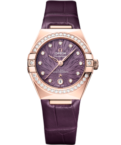 Omega CONSTELLATION 29 mm, Sedna™ gold on alligator 131.58.29.20.60.002