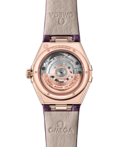 Alternative view of Omega CONSTELLATION 29 mm, Sedna™ gold on alligator 131.58.29.20.60.002