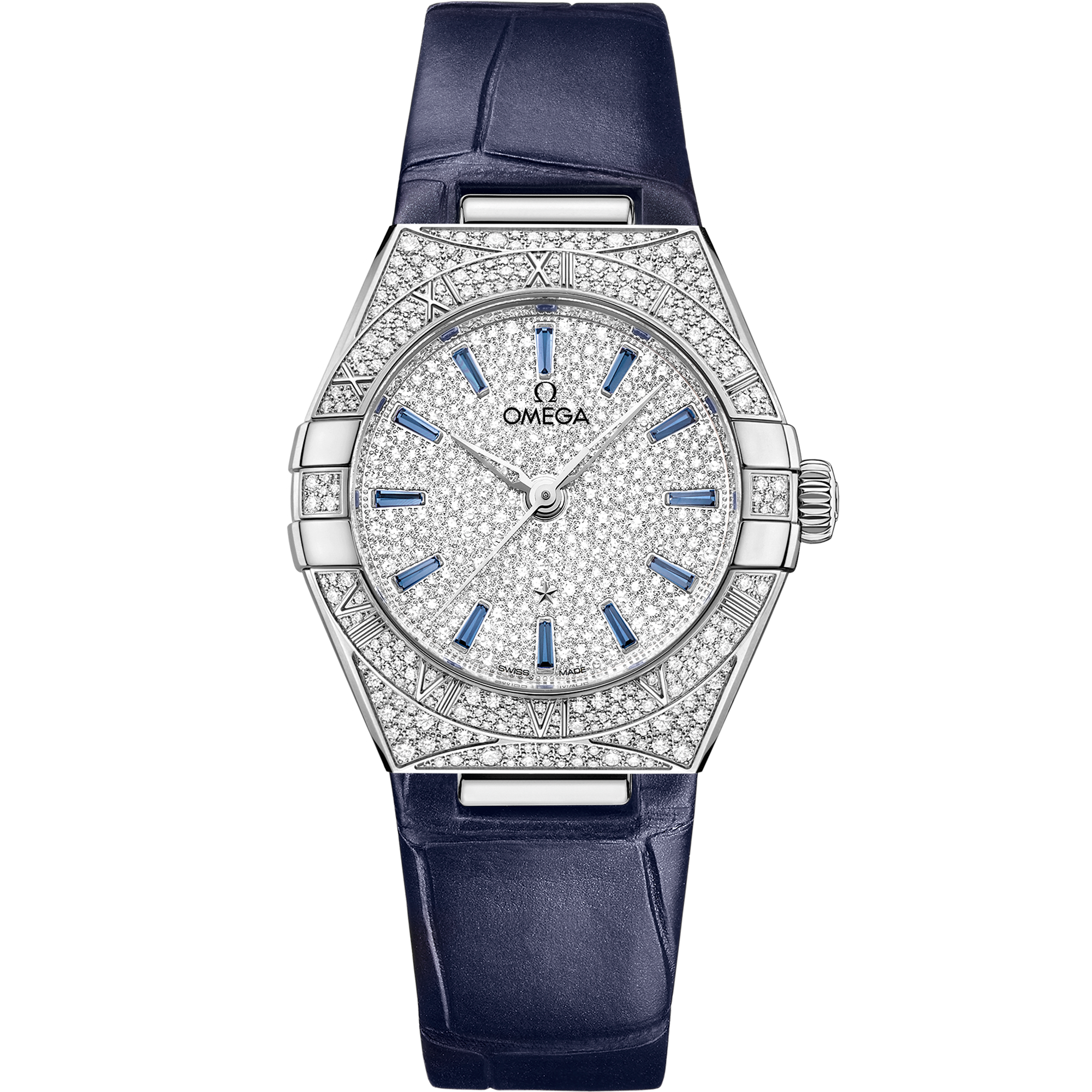 Omega CONSTELLATION 29 mm, Canopus Gold™ on leather strap 131.58.29.20.99.003