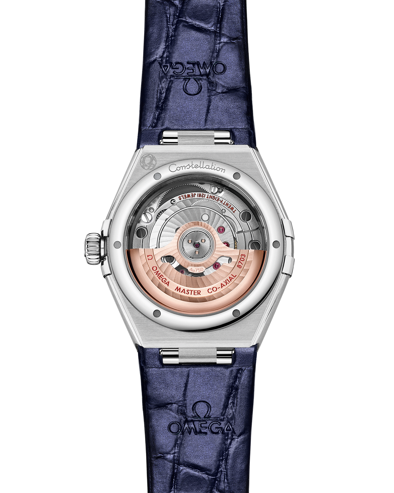 Omega CONSTELLATION 29 mm, Canopus Gold™ on leather strap 131.58.29.20.99.003 - Image 2