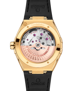 Alternative view of Omega CONSTELLATION 41 mm, yellow gold on leather strap 131.63.41.21.01.001