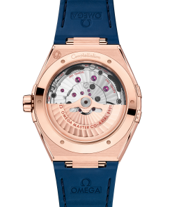 Alternative view of Omega CONSTELLATION 41 mm, Sedna™ gold on leather strap 131.63.41.21.03.001