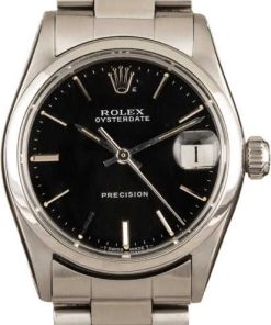 HandMade The Rolex OysterDate Precision Black Dial 6466