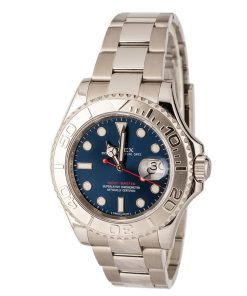 Alternative view of HandMade The Rolex Platinum Yacht-Master Blue 116622 Mens Watch