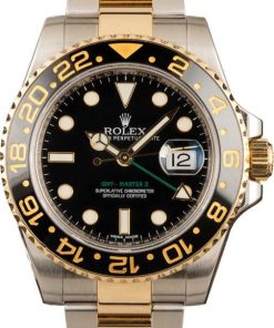 HandMade The Rolex GMT Master II Two Tone 116713 Black