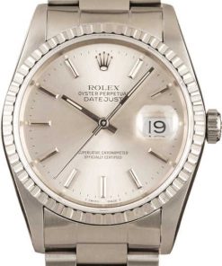 HandMade The 36MM Rolex Datejust 16220 Engine Turned Bezel