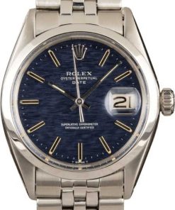 HandMade The Role Date 1500 Blue Textured Dial