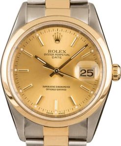 HandMade The Rolex Date 15203 Champagne Dial