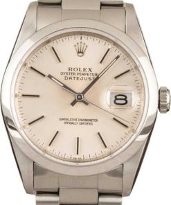 HandMade The Rolex Datejust 16200 Silver Index Dial
