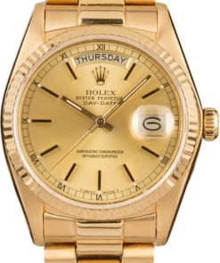 HandMade The Rolex Day-Date 18038 President 18K Yellow Gold