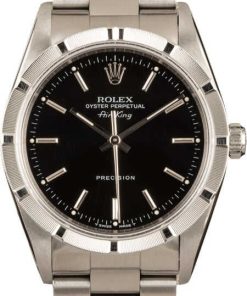 HandMade The Rolex Air-King 14010 Black Index Dial