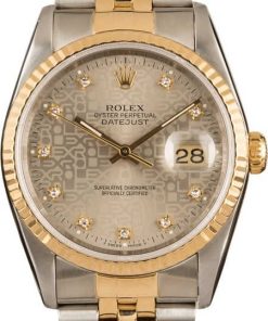 HandMade The Rolex DateJust Jubilee Diamond Dial 16233