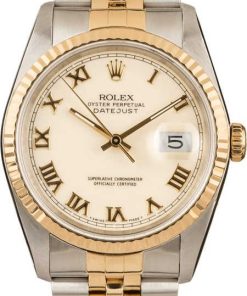 HandMade The Rolex Datejust 16233 Ivory Roman Dial