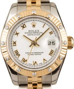 HandMade The Rolex Ladies Datejust 179313 Roman White