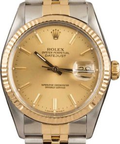 HandMade The Datejust Rolex 16013 Steel & Gold Jubilee