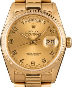 HandMade The Rolex President Day-Date 18038 Fluted Bezel