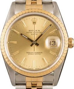 HandMade The Rolex Date 15223 Two Tone Champagne Dial
